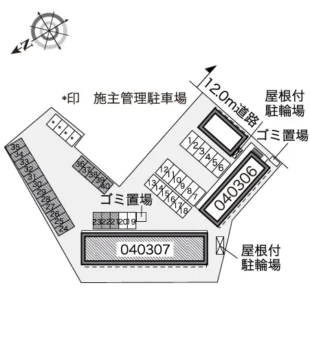 ★手数料０円★瀬戸市上水野町　月極駐車場（LP）